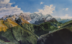 Hollyford valley III painting thumbnail